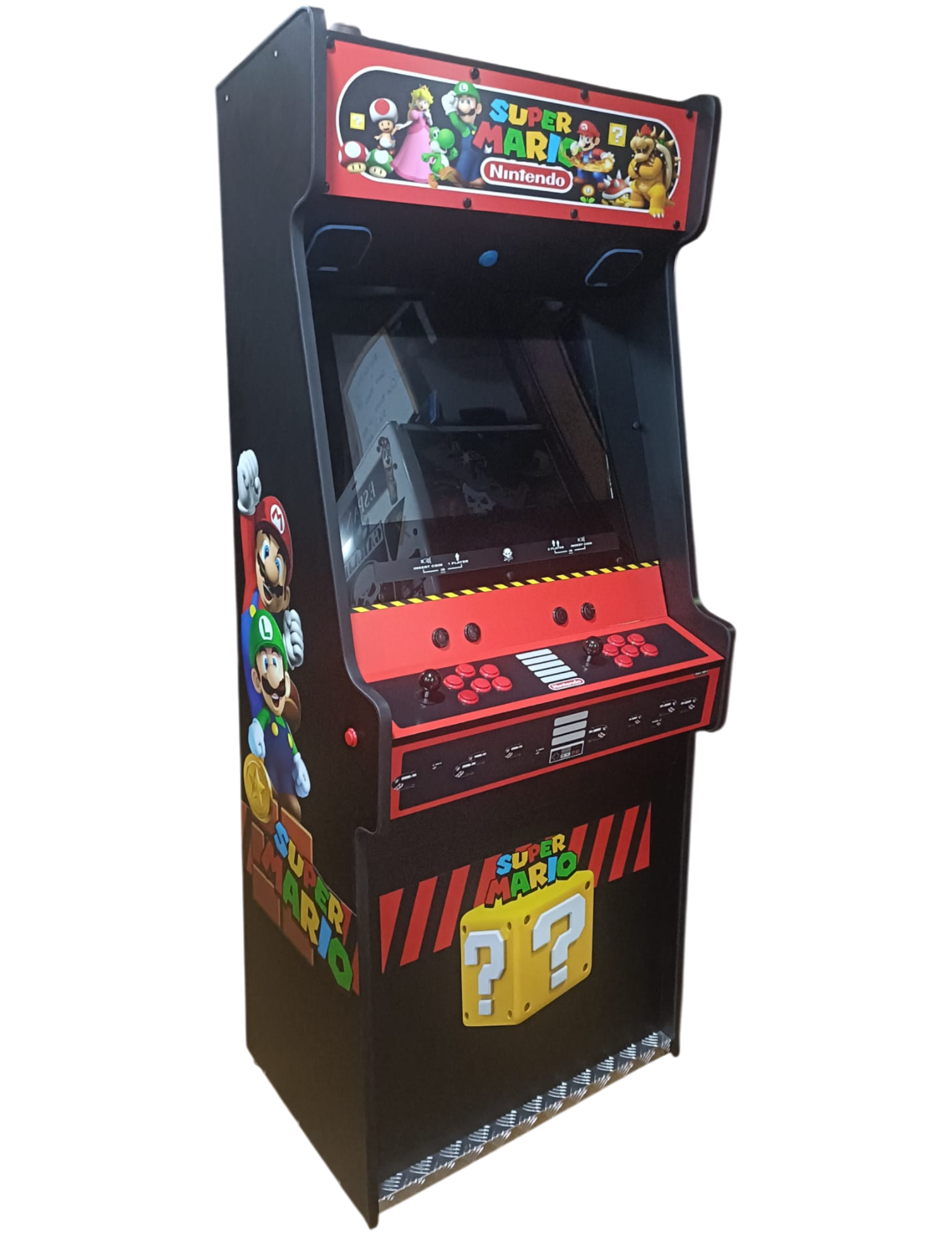 Arcade SuperMario Rojo/Negro
