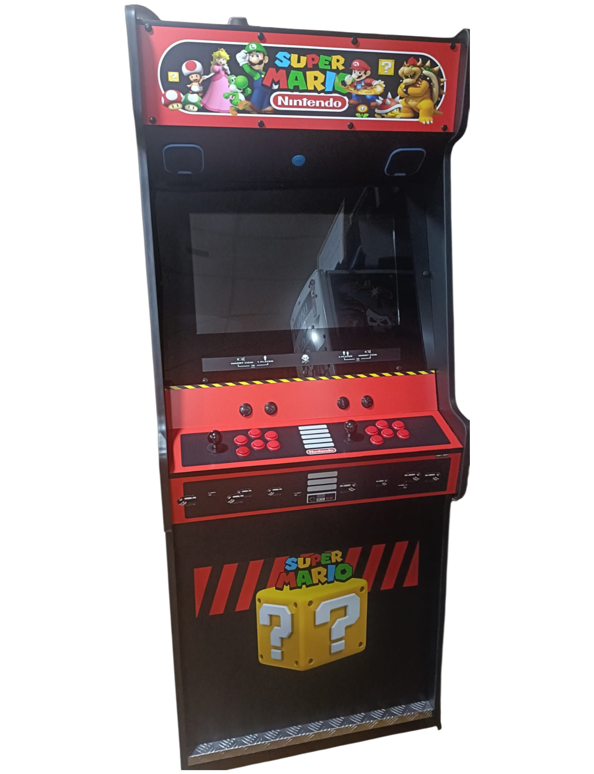 Arcade SuperMario Rojo/Negro